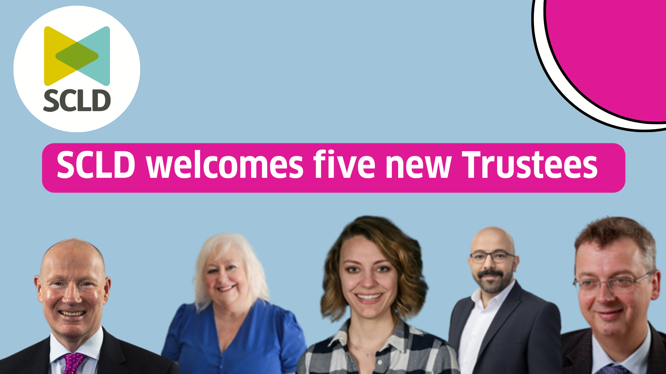 Featured image for “SCLD welcomes five new Trustees to help shape its future ”
